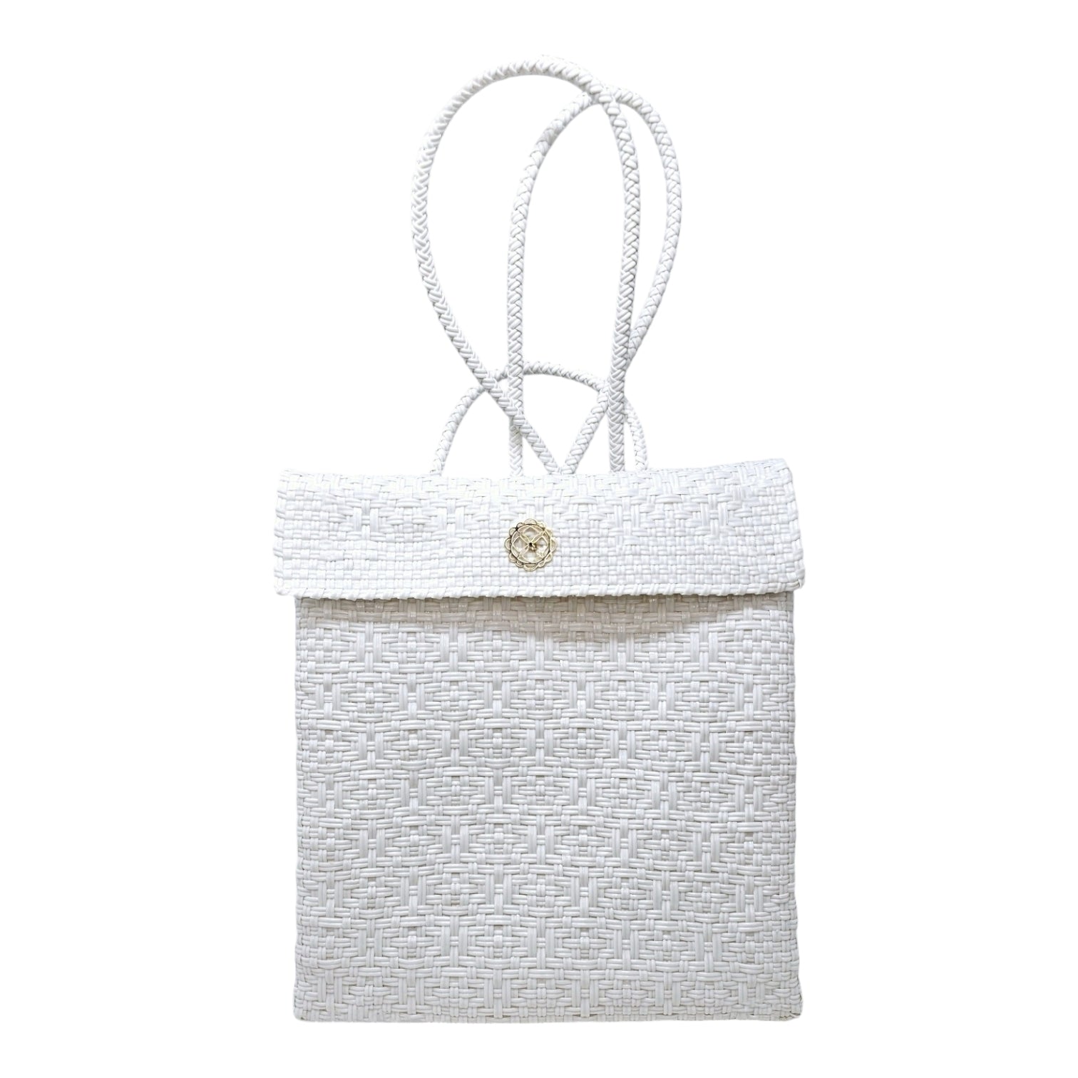NEW LOLA\'S BAG women\'s small handmade woven backpack in yellow Small plaited light yellow leather bag main image 4