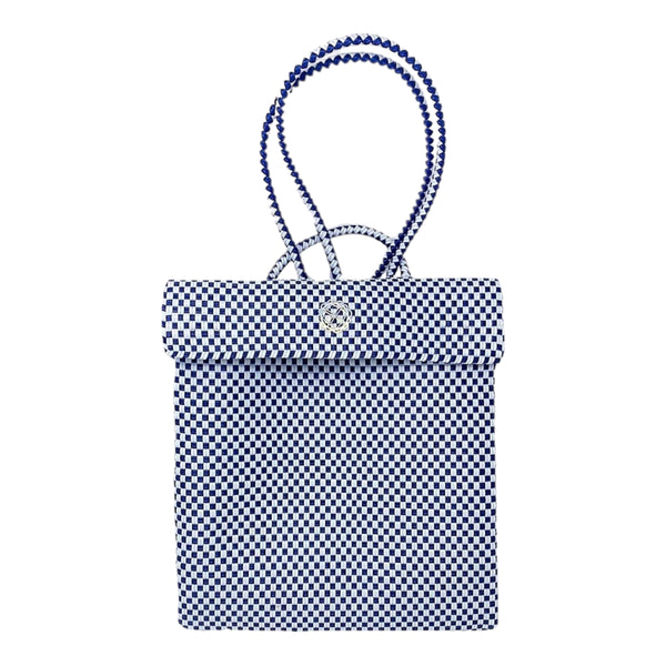 Backpack Blue Checkered