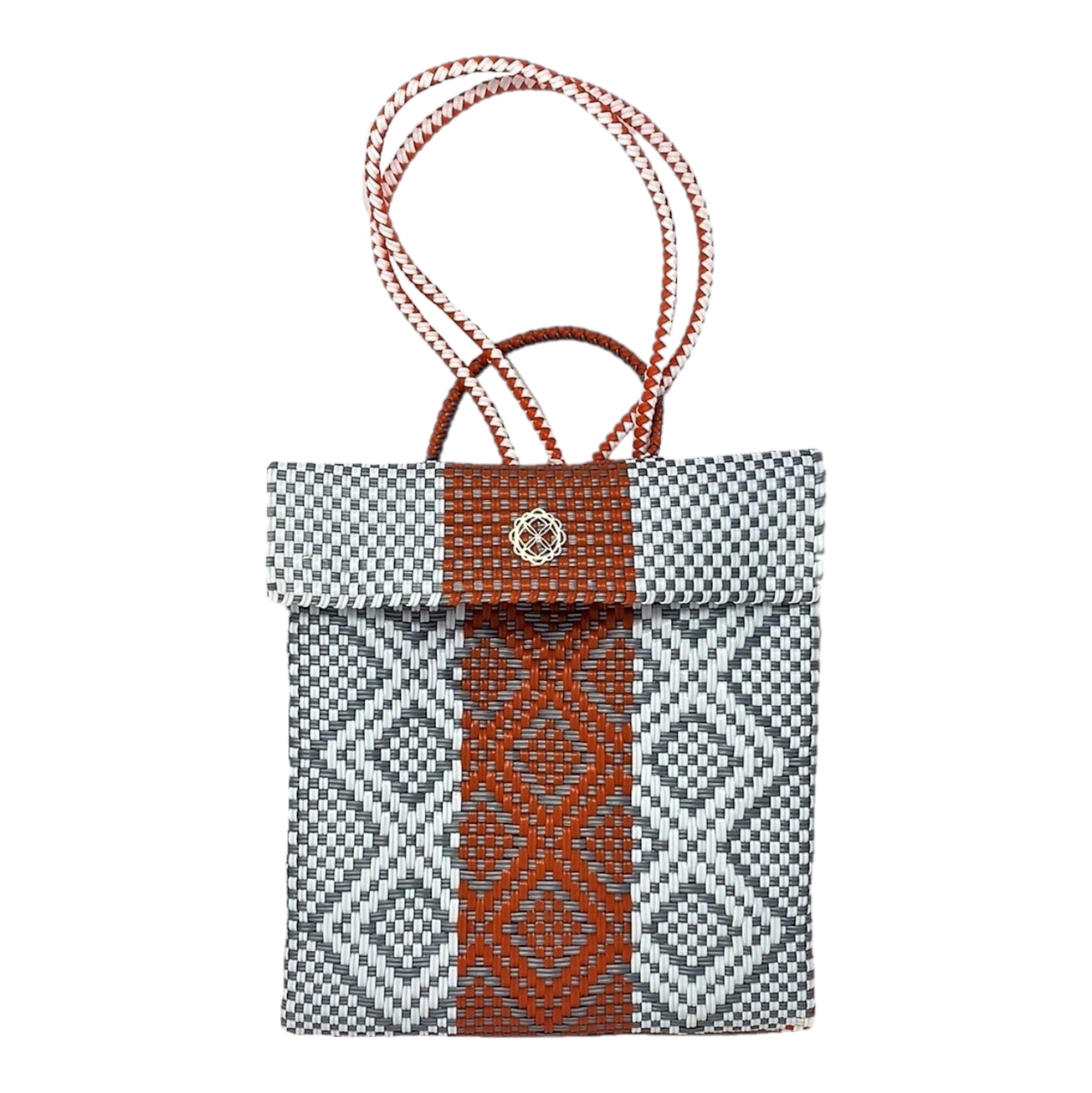 Backpack Orange Silver Aztec Medium – Lola display picture 1