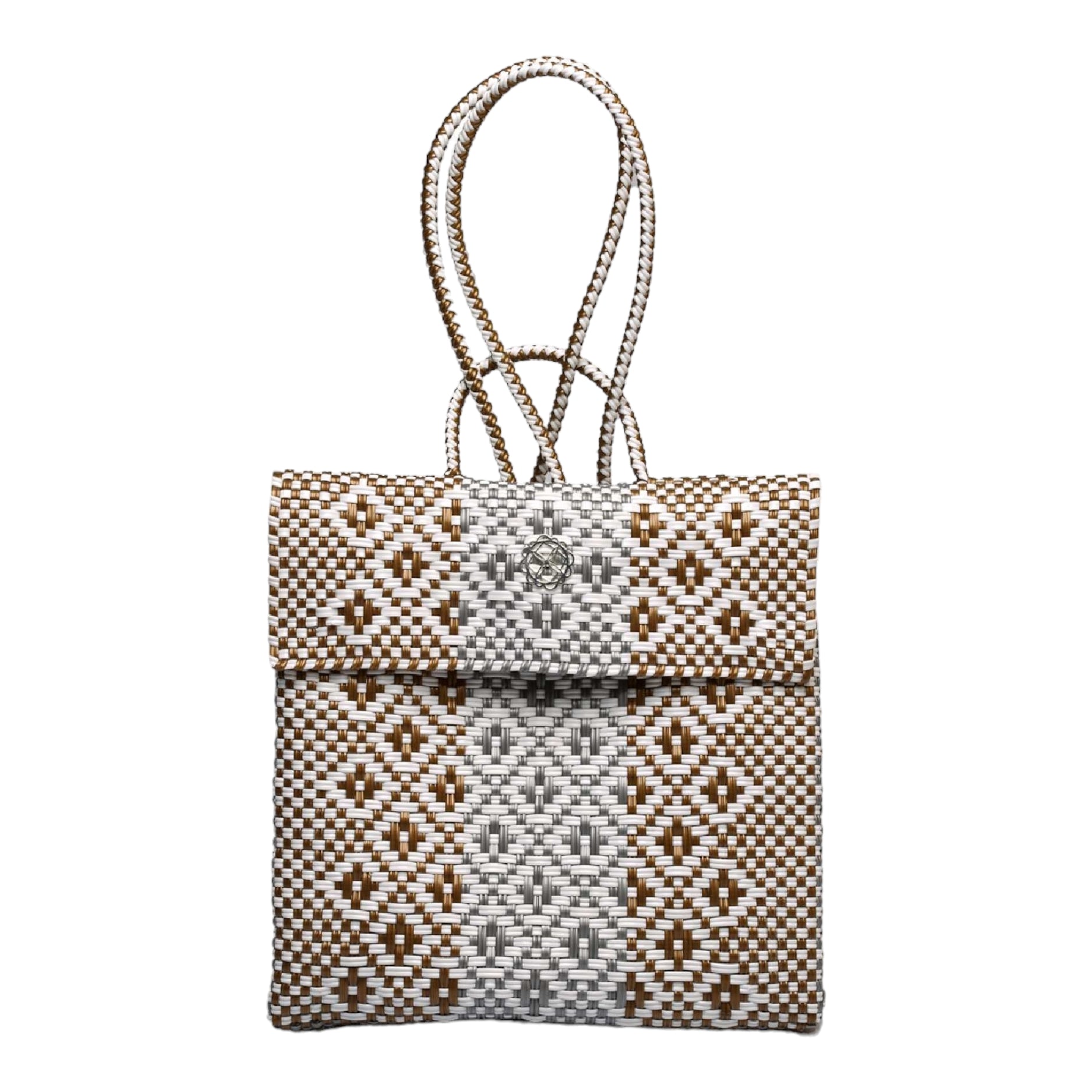 Backpack Gold Silver Aztec – Lola's Bag