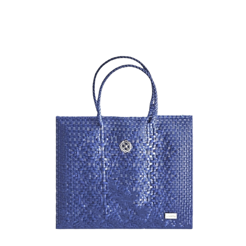 SMALL NAVY  BLUE TOTE BAG
