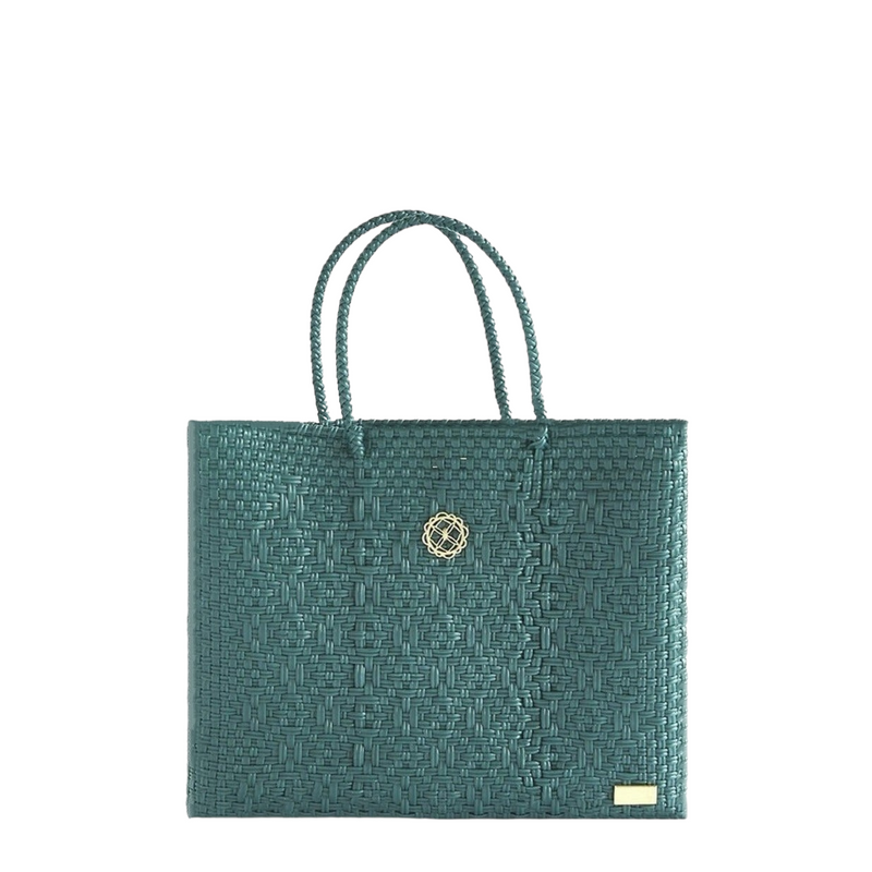 SMALL EMERALD GREEN TOTE BAG Lola s Bag