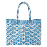 TRAVEL SEA BLUE AZREC TOTE WITH CLUTCH