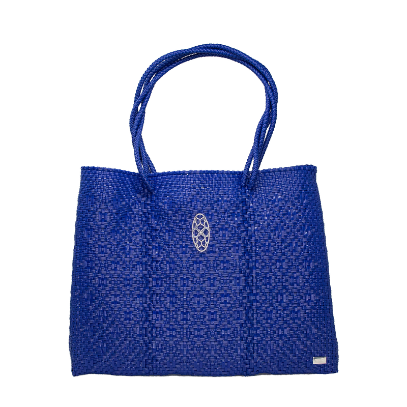 TRAVEL NAVY BLUE TOTE WITH CLUTCH