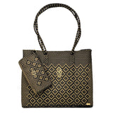 Travel Black Gold Aztec with Clutch